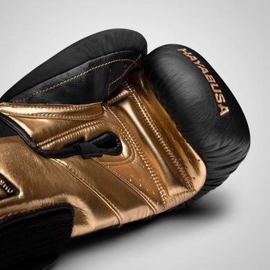 Боксерские перчатки Hayabusa T3 Boxing Gloves Black Gold, 10 oz