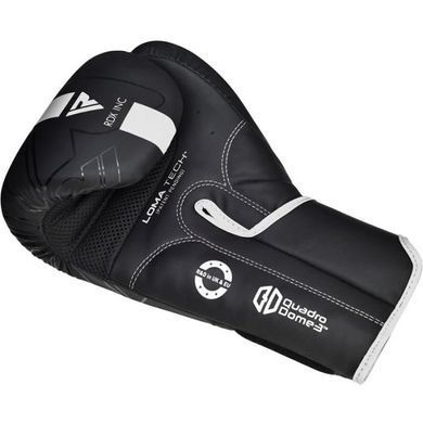 Боксерські рукавиці RDX F6 Kara Training Gloves Matte White, 14 oz