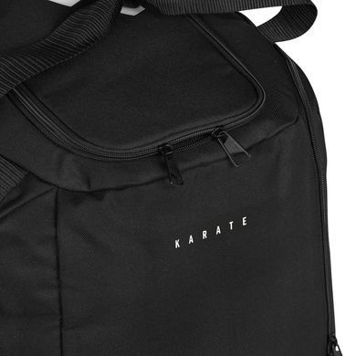 Сумка-рюкзак Adidas Duffle Bag з логотипом Karate | чорний/срібло | BADUM01KA