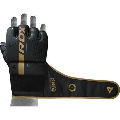 Рукавиці для MMA RDX F6 Kara Grappling Gloves Golden, S
