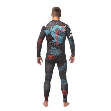 Рашгард Peresvit Koi Rashguard Long Sleeve Blue Orange Red, S