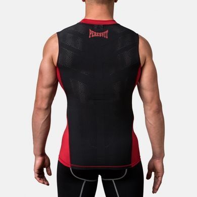 Компрессионная футболка без рукавов Peresvit Air Motion Compression Tank Top Red Black, S