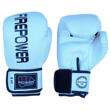 Боксерские перчатки Firepower FPBGA11 Белые, 10oz, 10oz