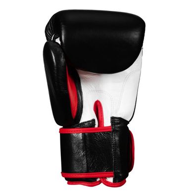 Боксерские перчатки TITLE Muay Thai Leather Trening Черные, 14oz, 14oz
