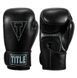 Боксерские перчатки TITLE Boxing Vegan Fitness Bag Черные 14oz