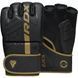Рукавиці для MMA RDX F6 Kara Grappling Gloves Golden, S