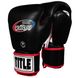 Боксерські рукавички TITLE Muay Thai Leather Trening Чорні, 14oz, 14oz