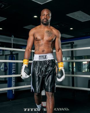 Шорты TITLE Boxing Edge Boxing Trunks 2.0 Black White, Черный-Белый, YM