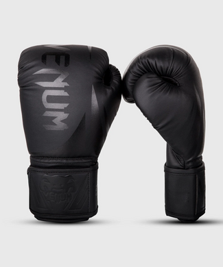 Детские боксерские перчатки Venum Challenger 2.0 Kids Boxing Gloves Black Black, 6 oz