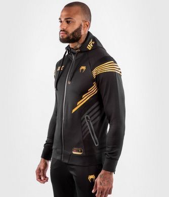 Толстовка Venum Authentic UFC FightNight Black Gold, Черный-Золотой, S