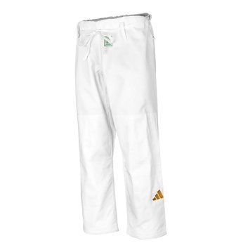 Штани для дзюдо Adidas CHAMPION III з ліцензією IJF| білі | JT275