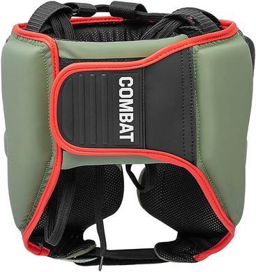 Боксерський шолом Adidas Combat 50 | чорно/зелений | ADIC50HG