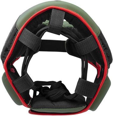 Боксерський шолом Adidas Combat 50 | чорно/зелений | ADIC50HG