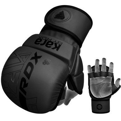 Перчатки для MMA RDX F6 Kara Shooter Sparring Gloves Matte Black, S/M