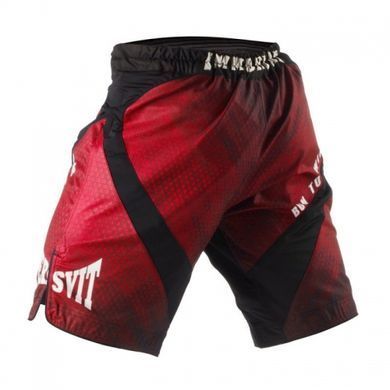 Шорти для ММА Peresvit Immortal Fightshorts Red Burn, Червоний, XS