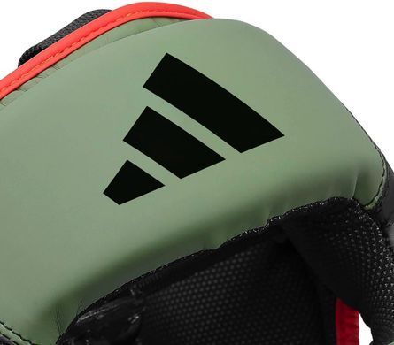 Боксерський шолом Adidas Combat 50 | чорно/зелений | ADIC50HG