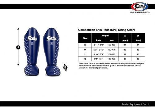 Захист гомілки Fairtex SP5 Yellow, M