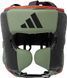 Боксерський шолом Adidas Combat 50 | чорно/зелений | ADIC50HG