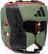 Боксерський шолом Adidas Combat 50 | чорно/зелений | ADIC50HG