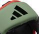 Боксерський шолом Adidas Combat 50 | чорно/зелений | ADIC50HG