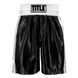 Шорты TITLE Boxing Edge Boxing Trunks 2.0 Black White, Черный-Белый, YM