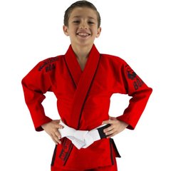 Детское кимоно для бразильского джиу-джитсу Boa Leao Mata Красное, M0, M0