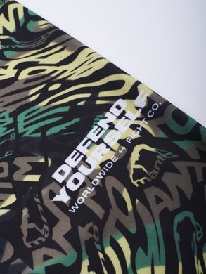 Компресійні штани Manto Grappling Tights Distort, Зелений, M