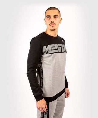 Свитшот Venum Connect Sweatshirt Black Heather Grey, Черный-Серый, XS