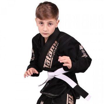 Дитяче кімоно для бразильського джиу-джитсу Tatami Meerkatsu Kids Animal Чорне M0000