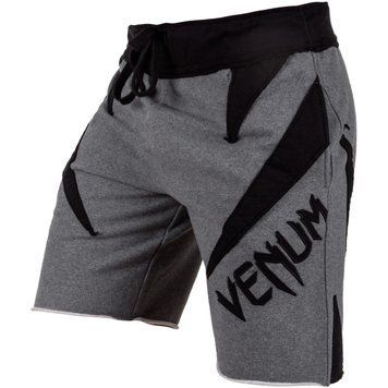 Шорти Venum Jaws Cotton Training Shorts Grey Black, Сірий-Чорний, S