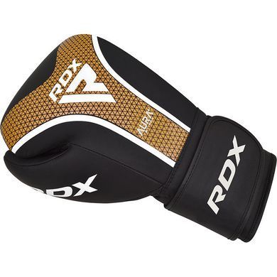 Боксерские перчатки RDX Boxing Gloves Aura Plus T-17 Golden, 16 oz