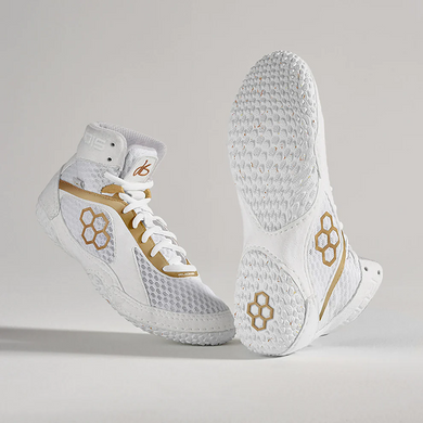 Борцівки Rudis Alpha 2.0 Jordan Burroughs Edition Wrestling Shoes White Gold, 41