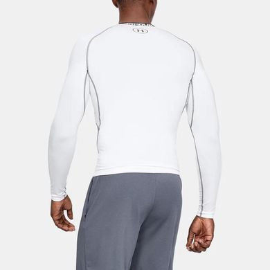 Компресійна футболка Under Armour HeatGear Compression Long Sleeve, Білий, XL