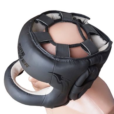 Шлем боксерский для тренировок с бампером FirePower FPHGA7 Черный матовый, L, L