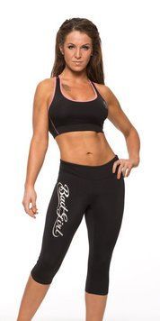 Женские спортивные капри Bad Girl Capri Tights Black, Черный, XS