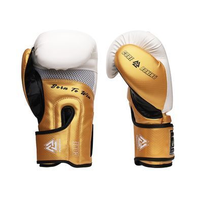 Боксерские перчатки Peresvit Core Boxing Gloves Gold White, 8 oz