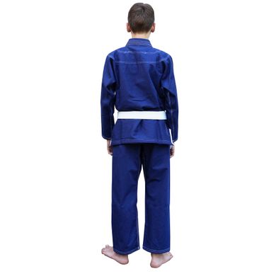 Детское кимоно для бразильского джиу-джитсу Firepower New Kids 4.0 Темно-синее, M0, M0