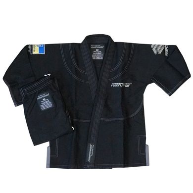 Женское кимоно для бразильского джиу-джитсу Firepower Ukraine Черное, F1, F1