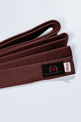 Коричневий пояс для дзюдо ТМ BUDOGI, серія PRO, довжина 320 см