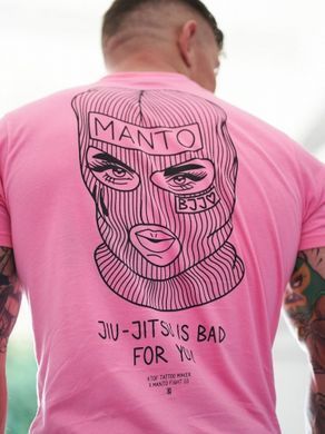 Футболка MANTO x KTOF T-shirt Balaclava Pink, XXL