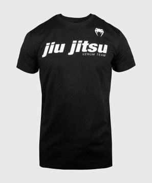 Футболка Venum JiuJitsu VT T-shirt Black White, XS