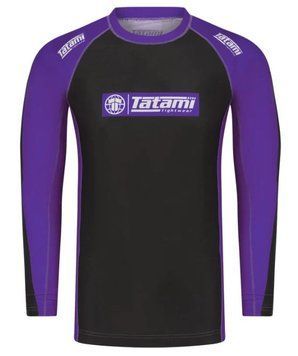 Рашгард з довгим рукавом Tatami IBJJF Ranked Фіолетовий XS