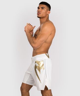 Шорты для ММА Venum Light 5.0 Fightshorts White Gold, Белый, XS