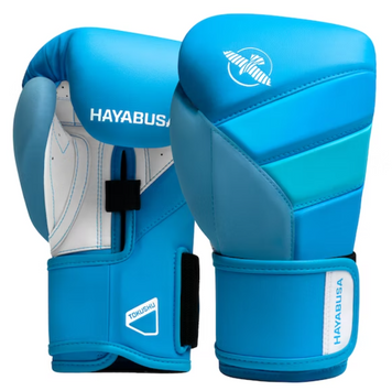 Боксерские перчатки Hayabusa T3 Neon Boxing Gloves Blue, 10 oz