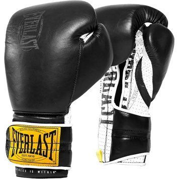 Боксерські рукавиці Everlast 1910 Classic Sparring Gloves Black, 12 oz
