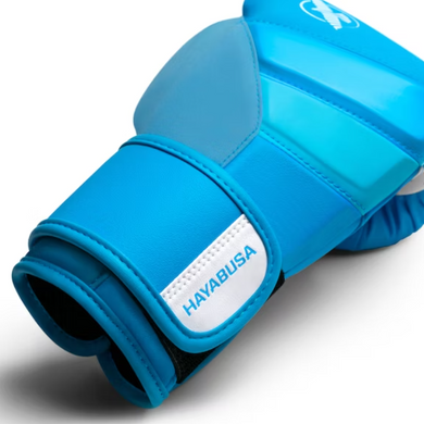 Боксерские перчатки Hayabusa T3 Neon Boxing Gloves Blue, 10 oz