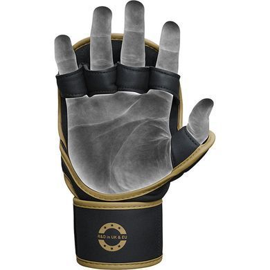 Перчакти для MMA RDX F6 Kara Shooter Sparring Gloves Golden, S/M