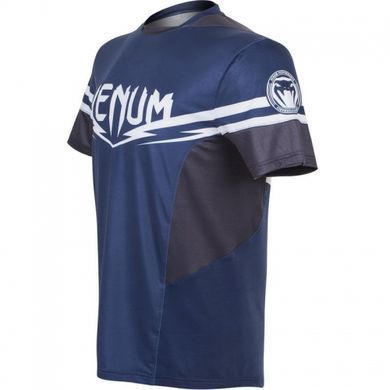 Футболка Venum Sharp 2.0 Dry Tech T-shirt Blue Grey, Темно-синій, S