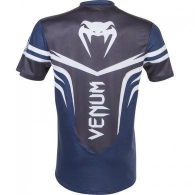 Футболка Venum Sharp 2.0 Dry Tech T-shirt Blue Grey, Темно-синій, S