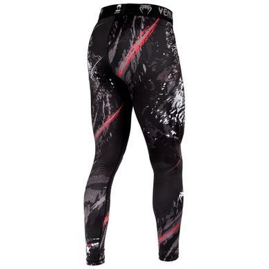 Компресійні штани Venum Grizzli Spats Black, Чорний, XS